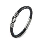 Gepersonaliseerde Leren Infinity Armband