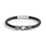Gepersonaliseerde Leren Infinity Armband-5