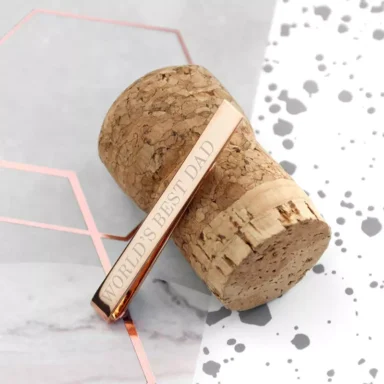 Gepersonaliseerde Luxe: Roségouden Dasspeld