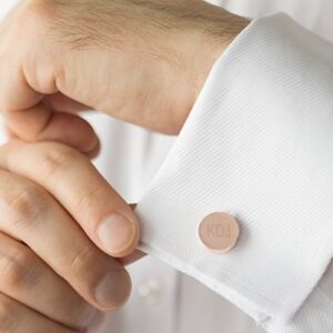 Gepersonaliseerde Manchetknopen Rond