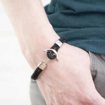 Gepersonaliseerde Nautische Heren Armband-2