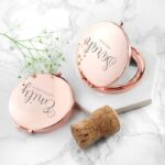 Gepersonaliseerde Spiegeltje Rose Goud-2