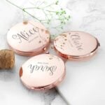 Gepersonaliseerde Spiegeltje Rose Goud - Afbeelding 3