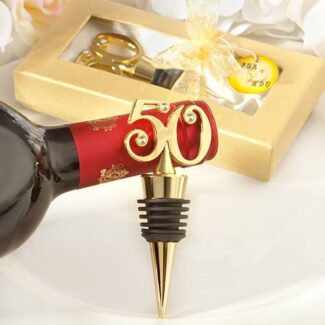 Wijnstopper Gouden 50