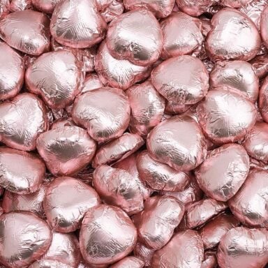 Chocolade Harten Rose Goud