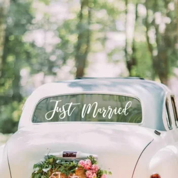 Just Married Auto sticker