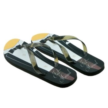 Just Married Duo-Strand Slippers.2