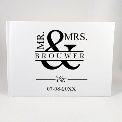 Mr & Mrs Gastenboek - Gepersonaliseerd