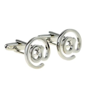 Computer Manchetknopen - Modern @-symbool Design