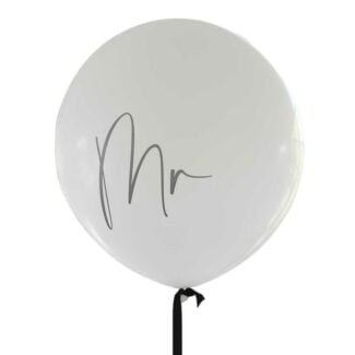 Mr Ballon met Zwart Lint.2