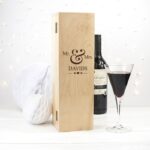 Gepersonaliseerde Mr & Mrs Wijnkist