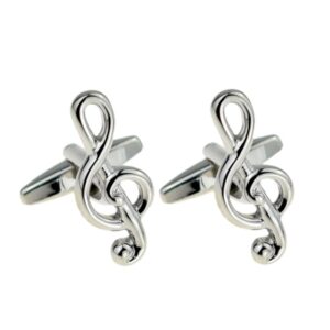 Muzieknoten Manchetknopen - Treble Clef Design