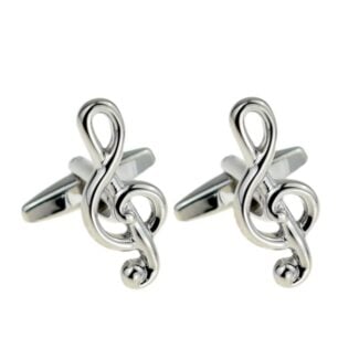 Muzieknoten Manchetknopen - Treble Clef Design