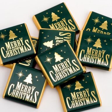 Kerst Chocolade - Merry Christmas Groen