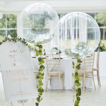 Orb ballon met Eucalyptus Slinger
