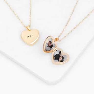 Persoonlijke Hart Foto Medaillon Ketting