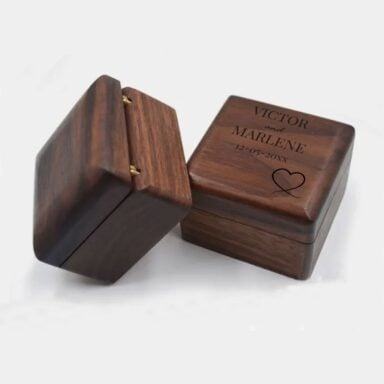 Love Story Houten Ringdoosje