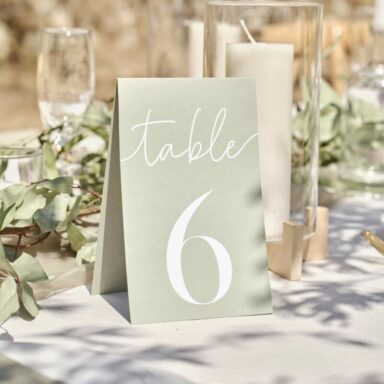 Sage Tafel Nummers