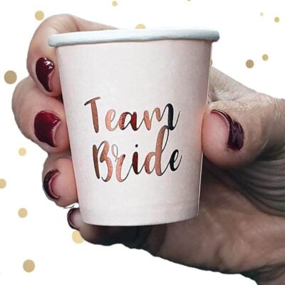 Team Bride shotglaasjes
