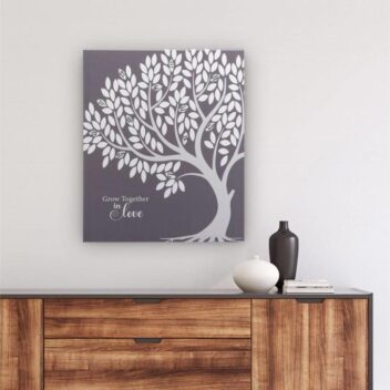 Signeerboom Gastenboek Zwart en Grijs