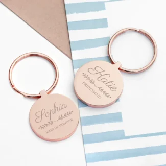 Sleutelhanger Bruiloft Gepersonaliseerd