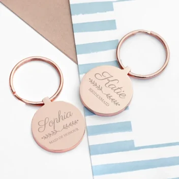 Sleutelhanger Bruiloft Gepersonaliseerd