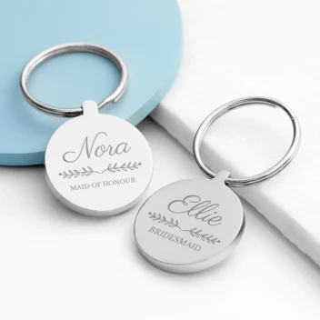 Sleutelhanger Bruiloft Gepersonaliseerd
