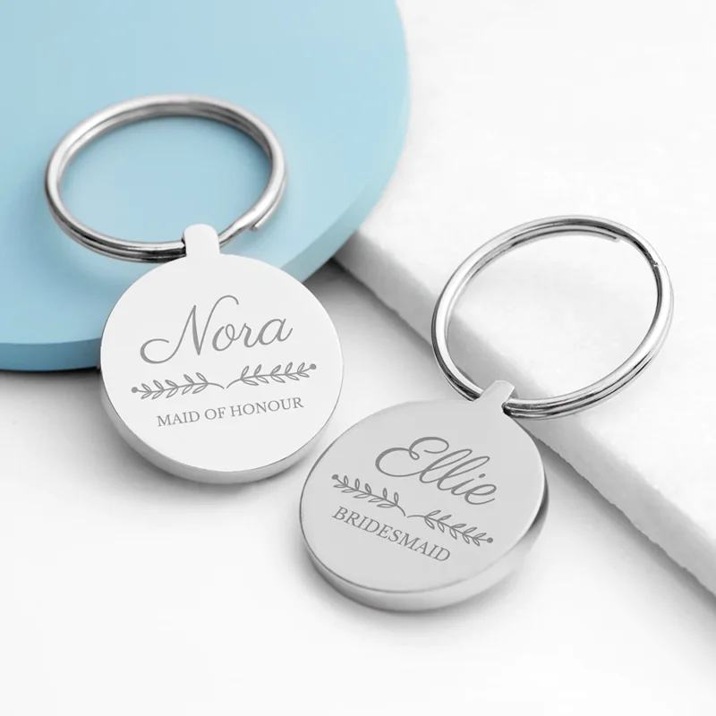 Sleutelhanger Bruiloft Gepersonaliseerd