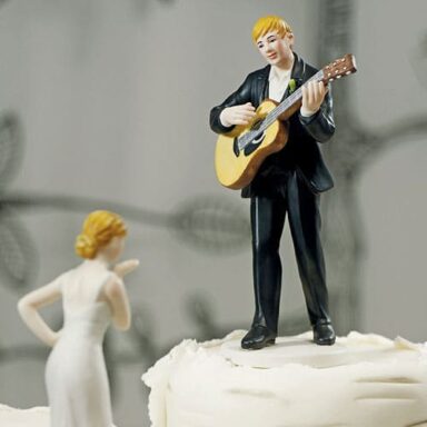 Taart toppers de Gitarist