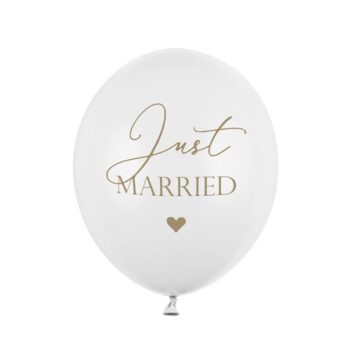 Sterke Ballonnen - Just Married Goud