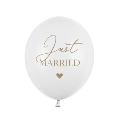 Sterke Ballonnen - Just Married Goud