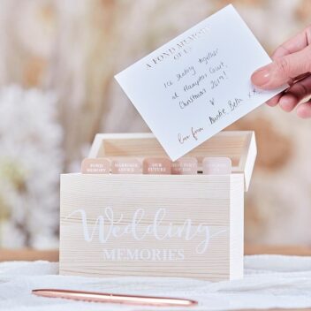 Wedding Memory Box Hout