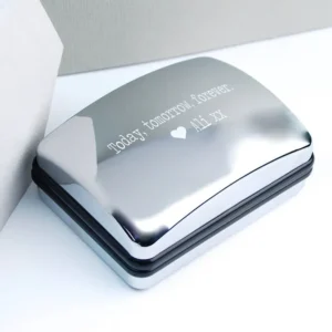 Verschroomde geschenkdoos