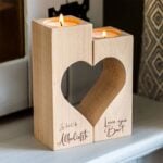 Gepersonaliseerde Theelichthouders - Romantisch Cadeau