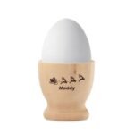 Gepersonaliseerde Houten Kerst Eierdopjes