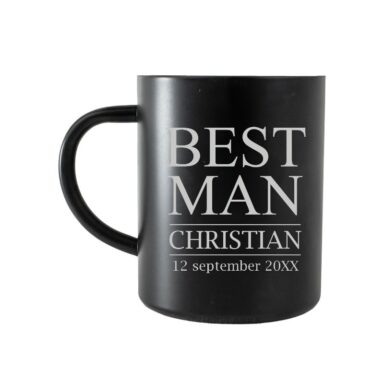 Gepersonaliseerde Best Man Thermosbeker