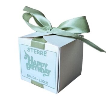 Gepersonaliseerde Traktatiedoosjes met Unicorn-Stickers