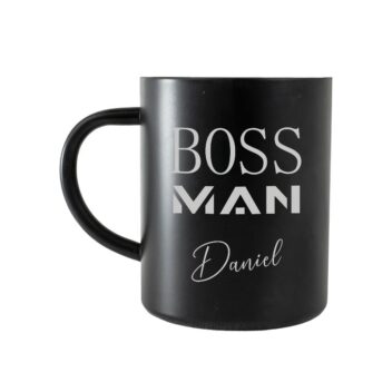 Gepersonaliseerde "Boss Man" Thermosbeker