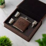 Best Man & Getuige Heupfles Cadeau Set