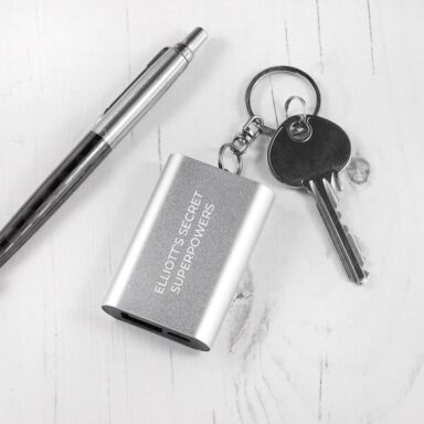 Mini Powerbank Sleutelhanger Gepersonaliseerd