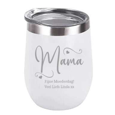 Moederdag Geïsoleerd Wijnglas