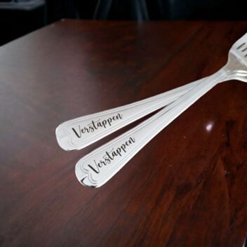 Gepersonaliseerde Mr & Mrs Gebakvorkjes 4