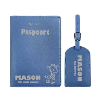Eerste Avontuur Paspoort & Kofferlabel