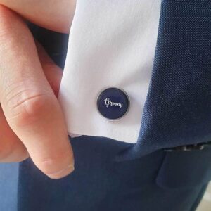 Groom Manchetknopen Navy