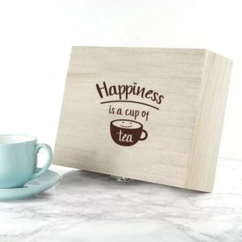 Gegraveerde Theedoos voor Speciale Momenten