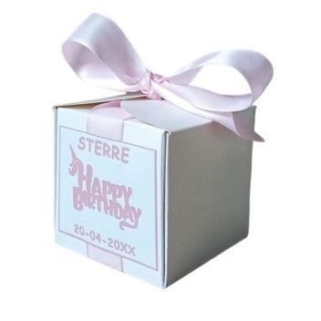 Gepersonaliseerde Traktatiedoosjes met Unicorn-Stickers 3