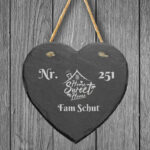 Home Sweet Home Naambordje voor de Voordeur