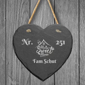 Home Sweet Home Naambordje voor de Voordeur