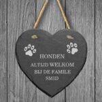 Gepersonaliseerd Tekstbordje - 'Honden altijd welkom'