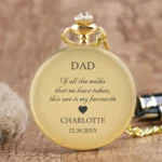 Zakhorloge met gouden afwerking
